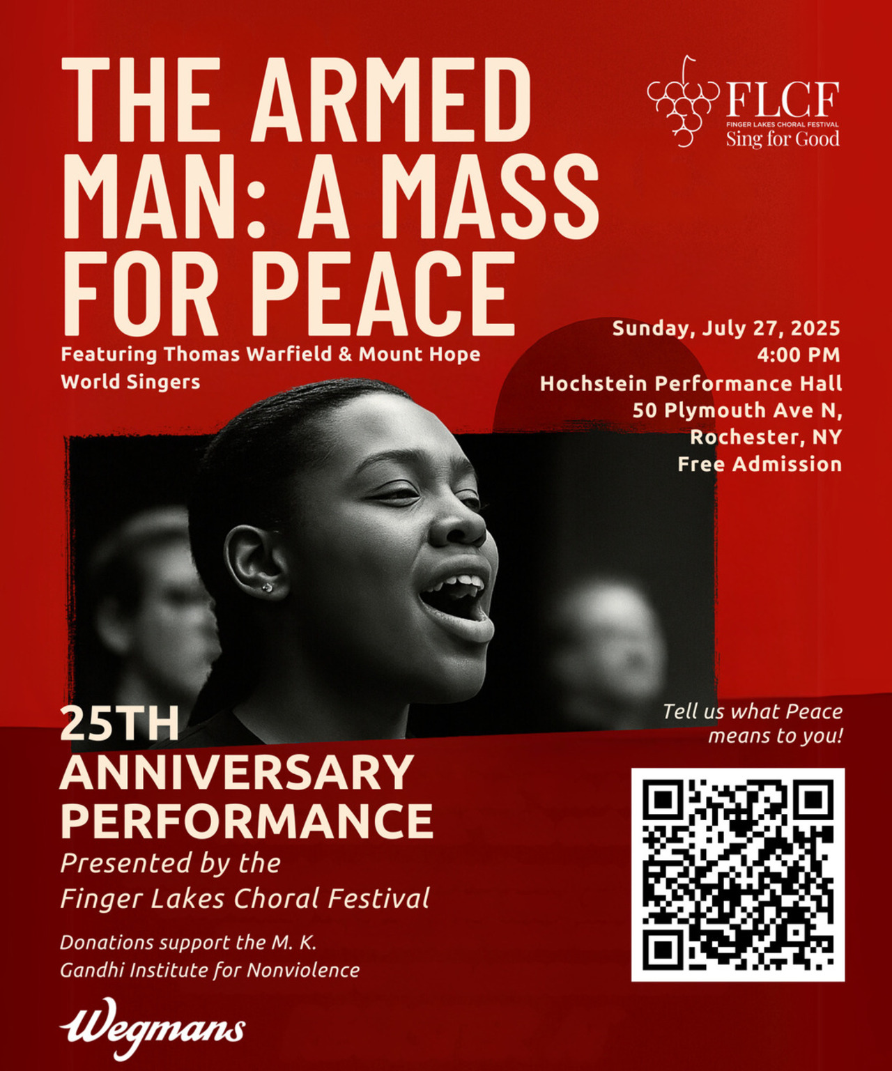 The Armed Man: A Mass for Peace Fundraiser logo