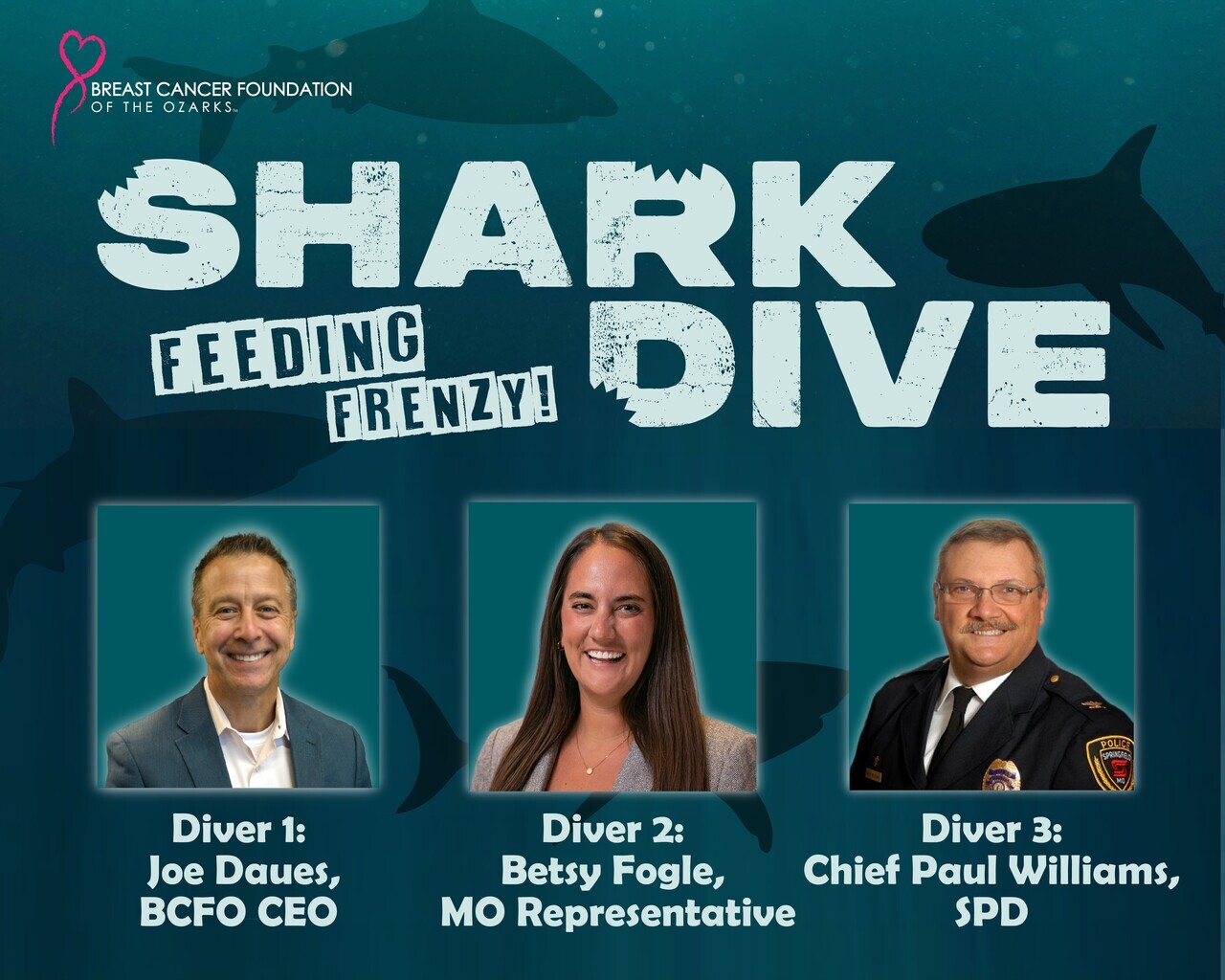 Shark Dive - Feeding Frenzy Fundraiser logo