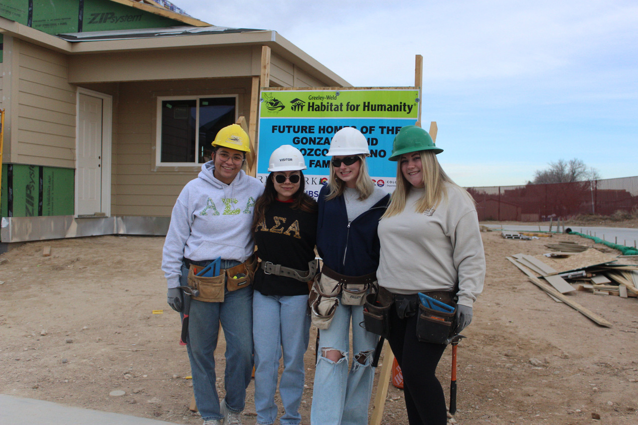 Alpha Sigma Alpha Sorority Build Day logo