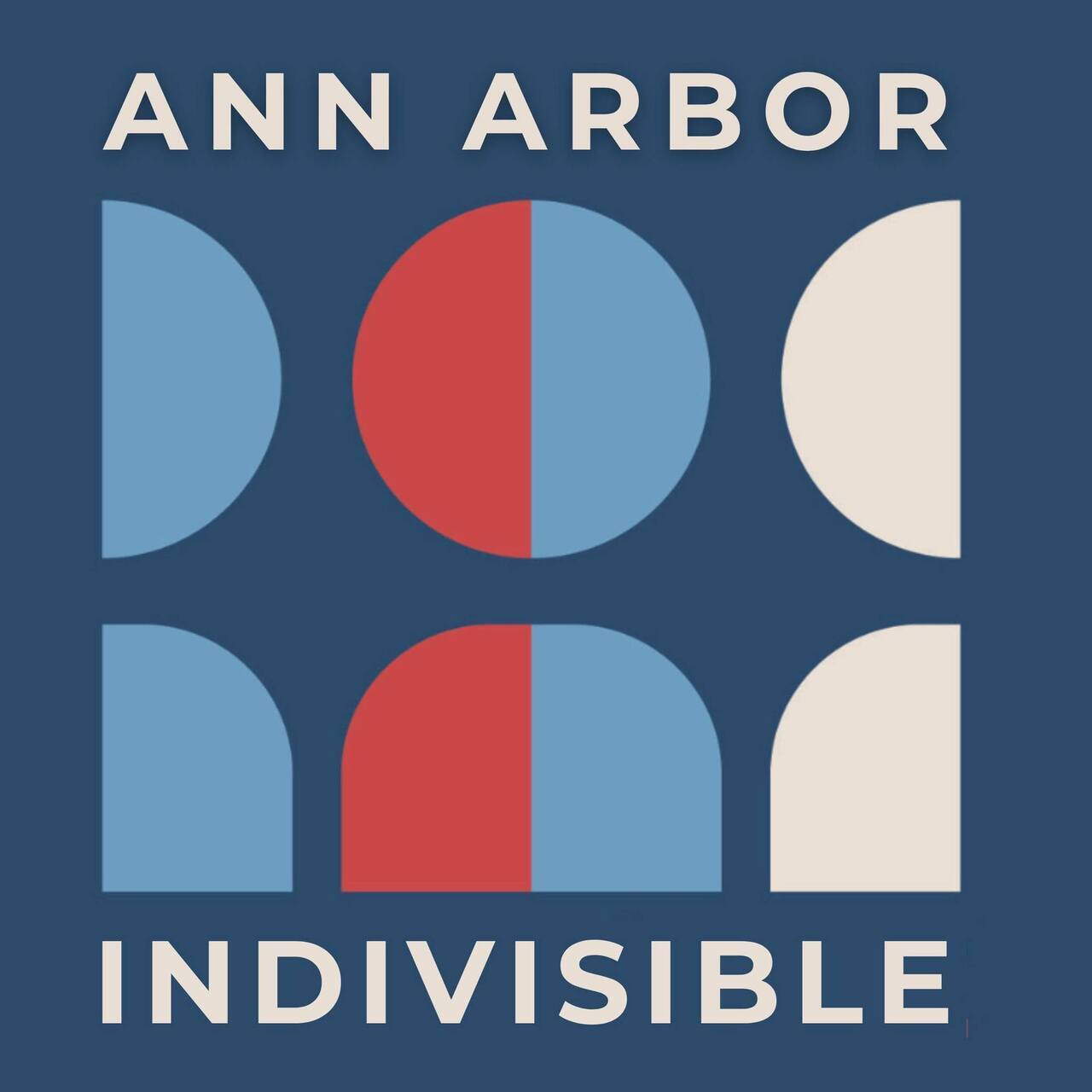 Ann Arbor Indivisible supports the community! logo