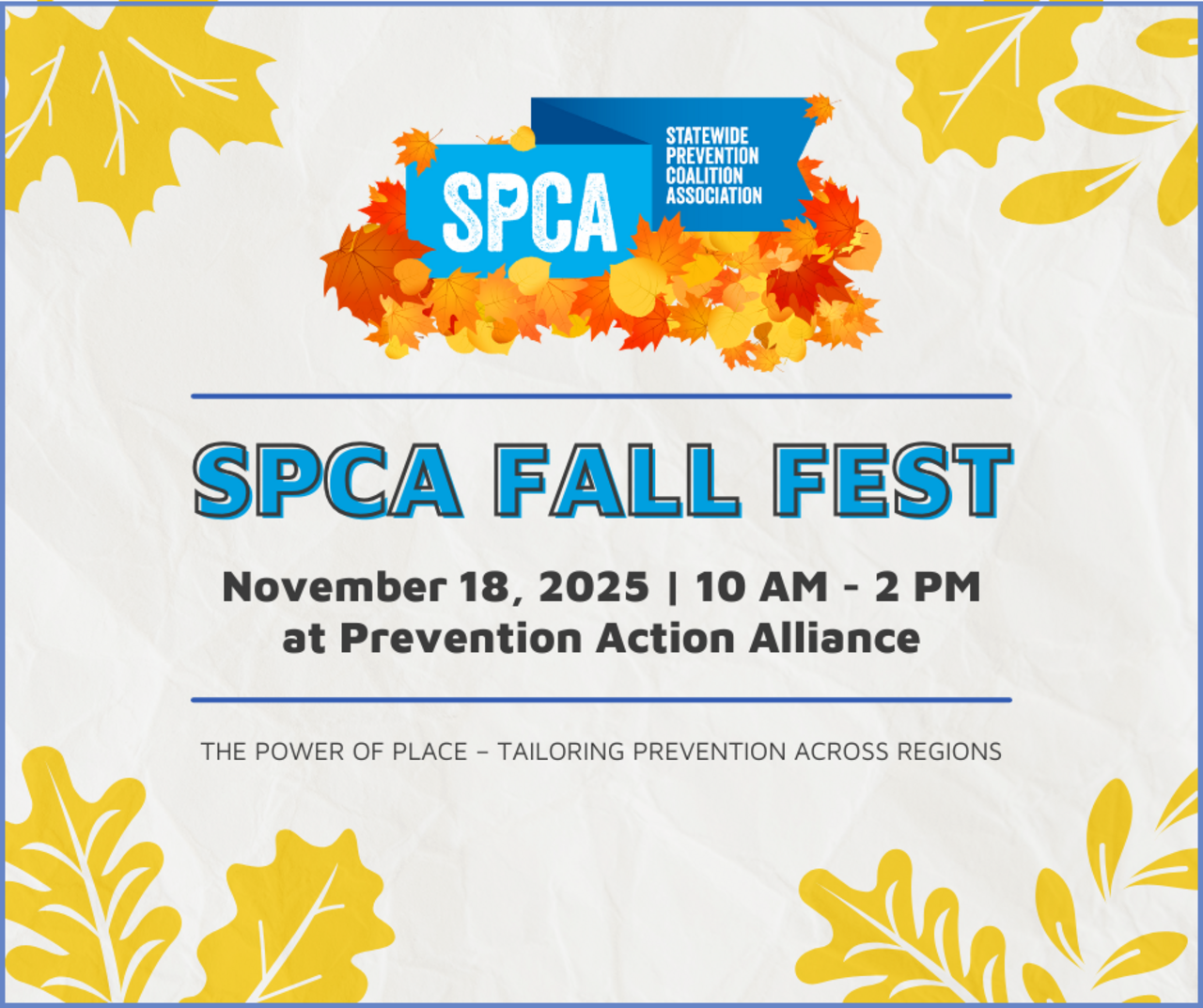 SPCA Fall Fest 2025 logo
