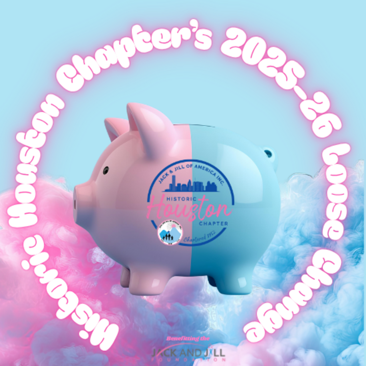 Houston Chapter Jack and Jill Loose Change logo