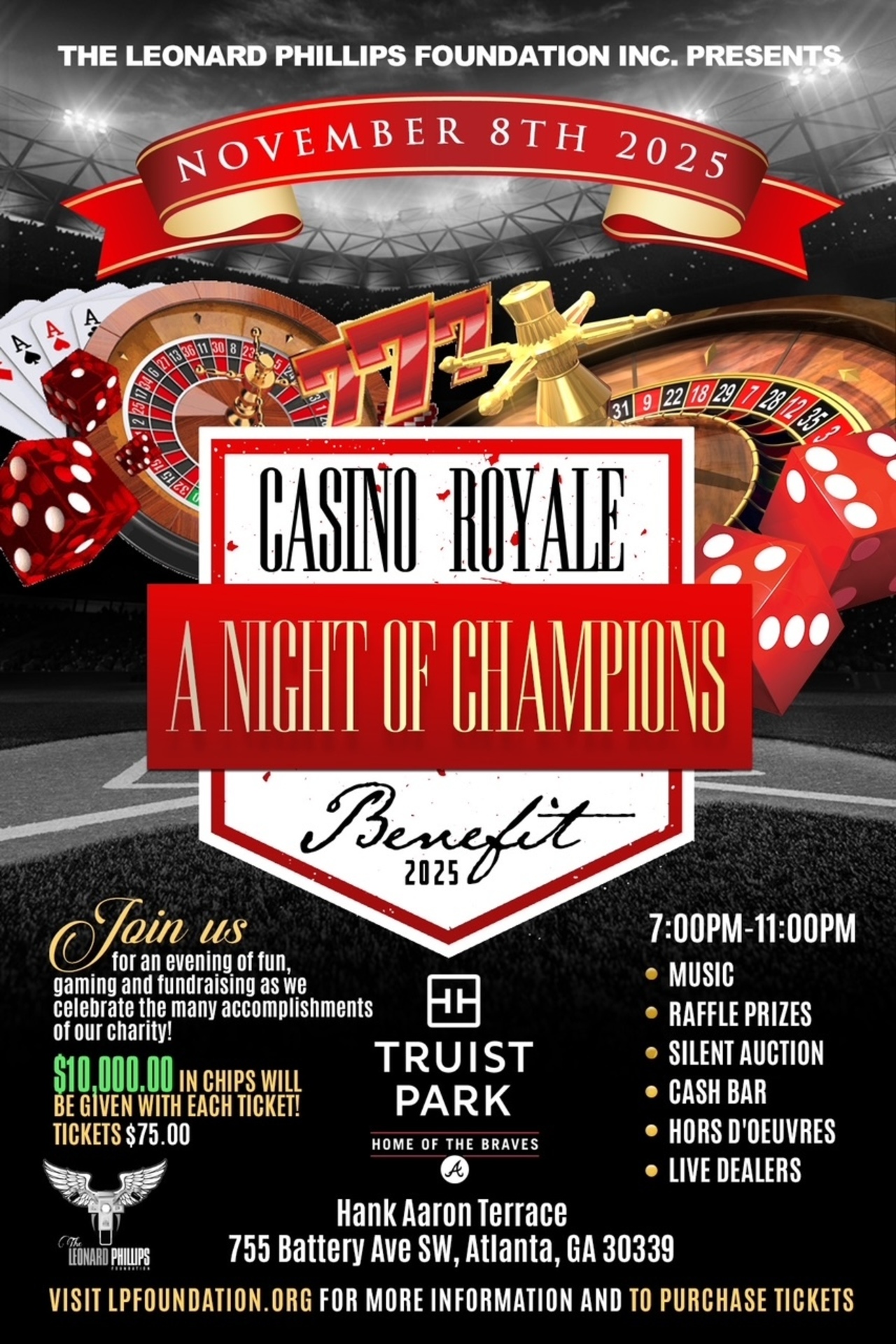 A Night of Champions Casino Benefit logo