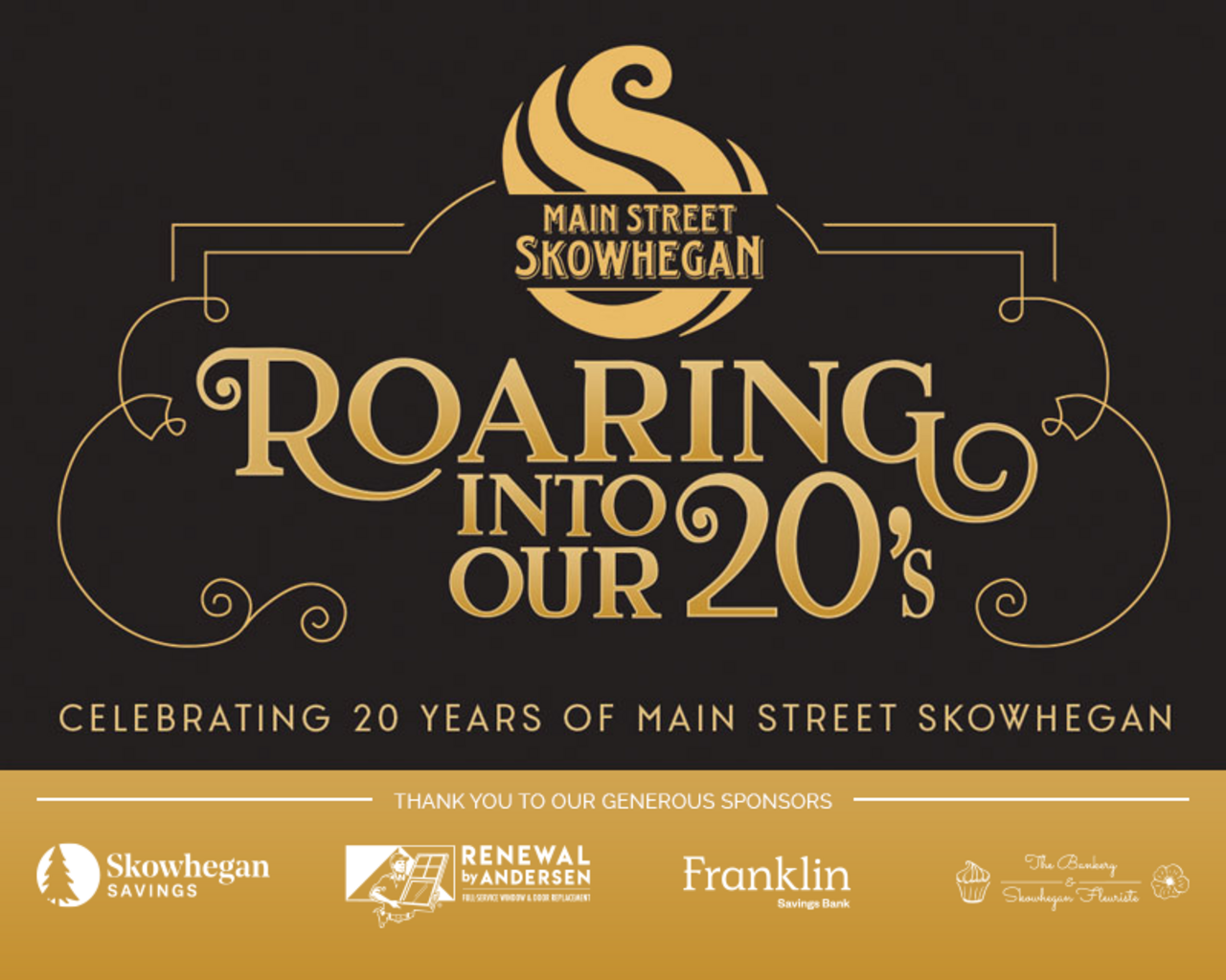 Roaring Into Our 20s: 20th Anniversary Celebration logo