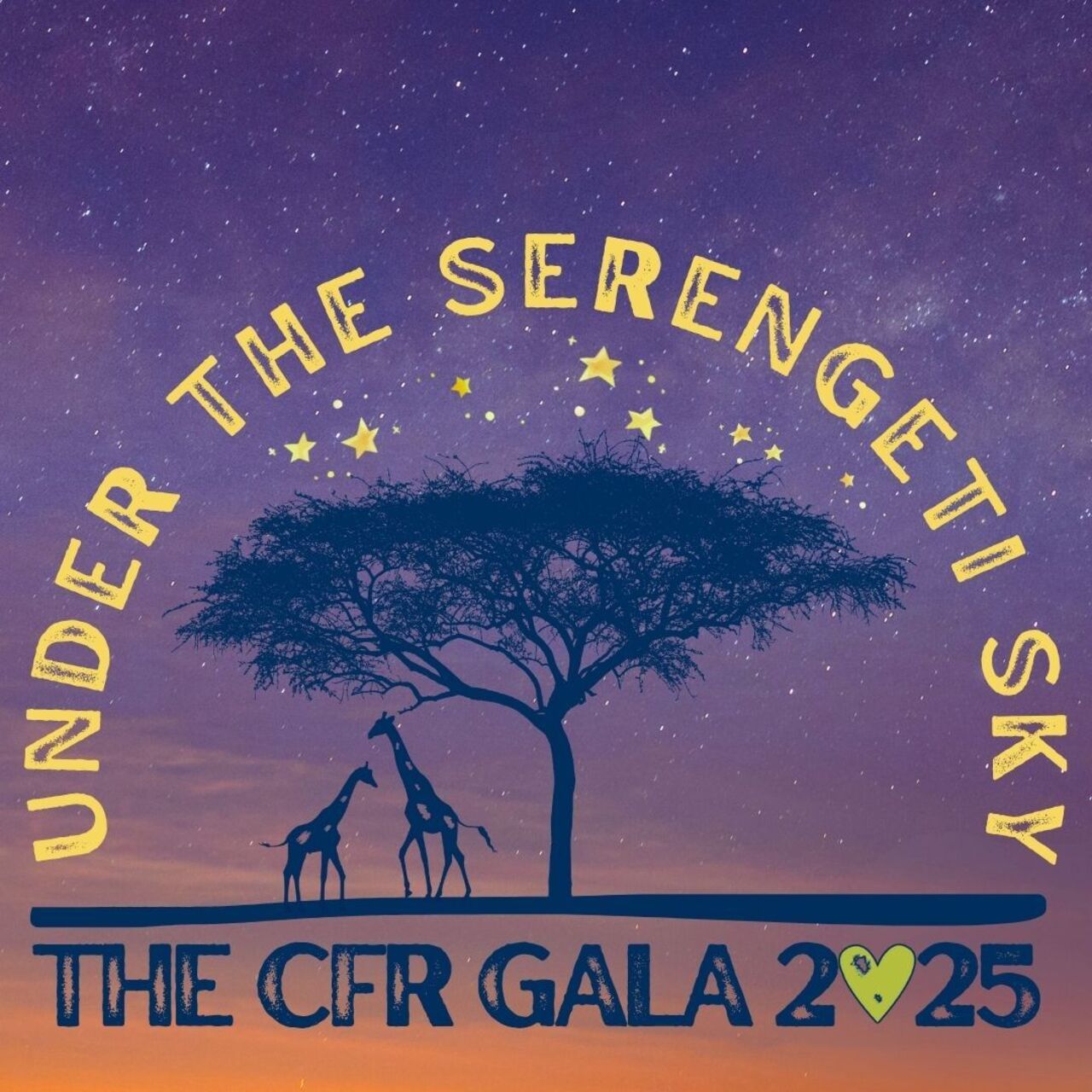 Under the Serengeti Sky: 2026 The CFR Gala logo