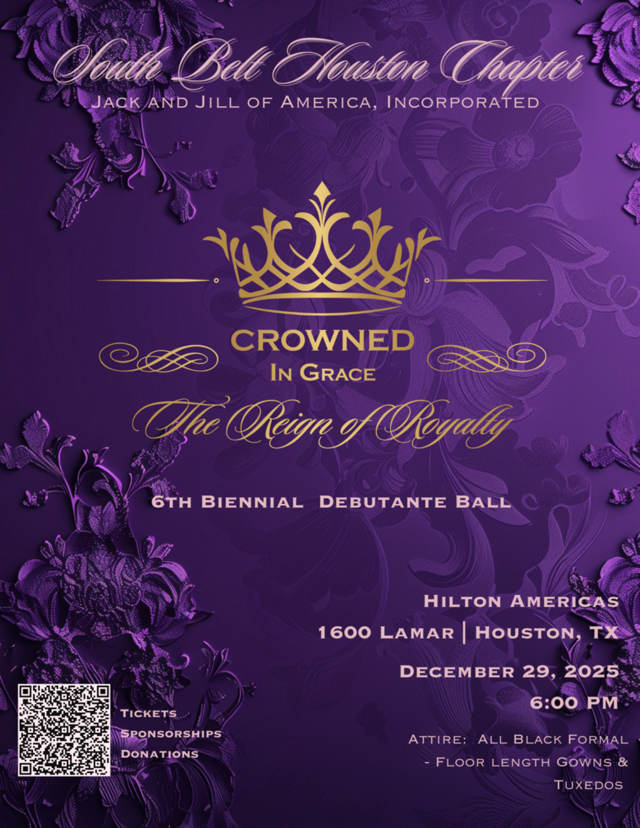 South Belt Houston Debutante Program logo