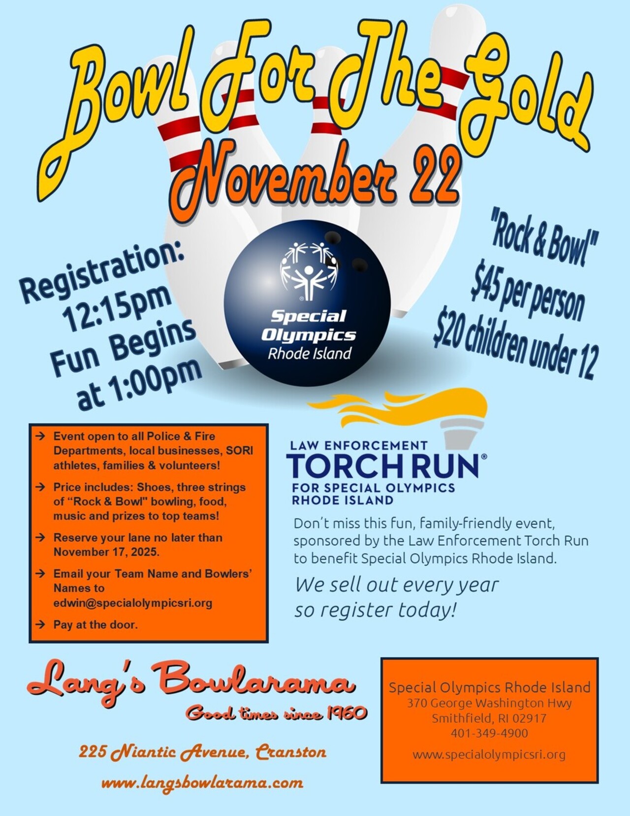 2025 Bowl For The Gold (SOLD OUT) logo