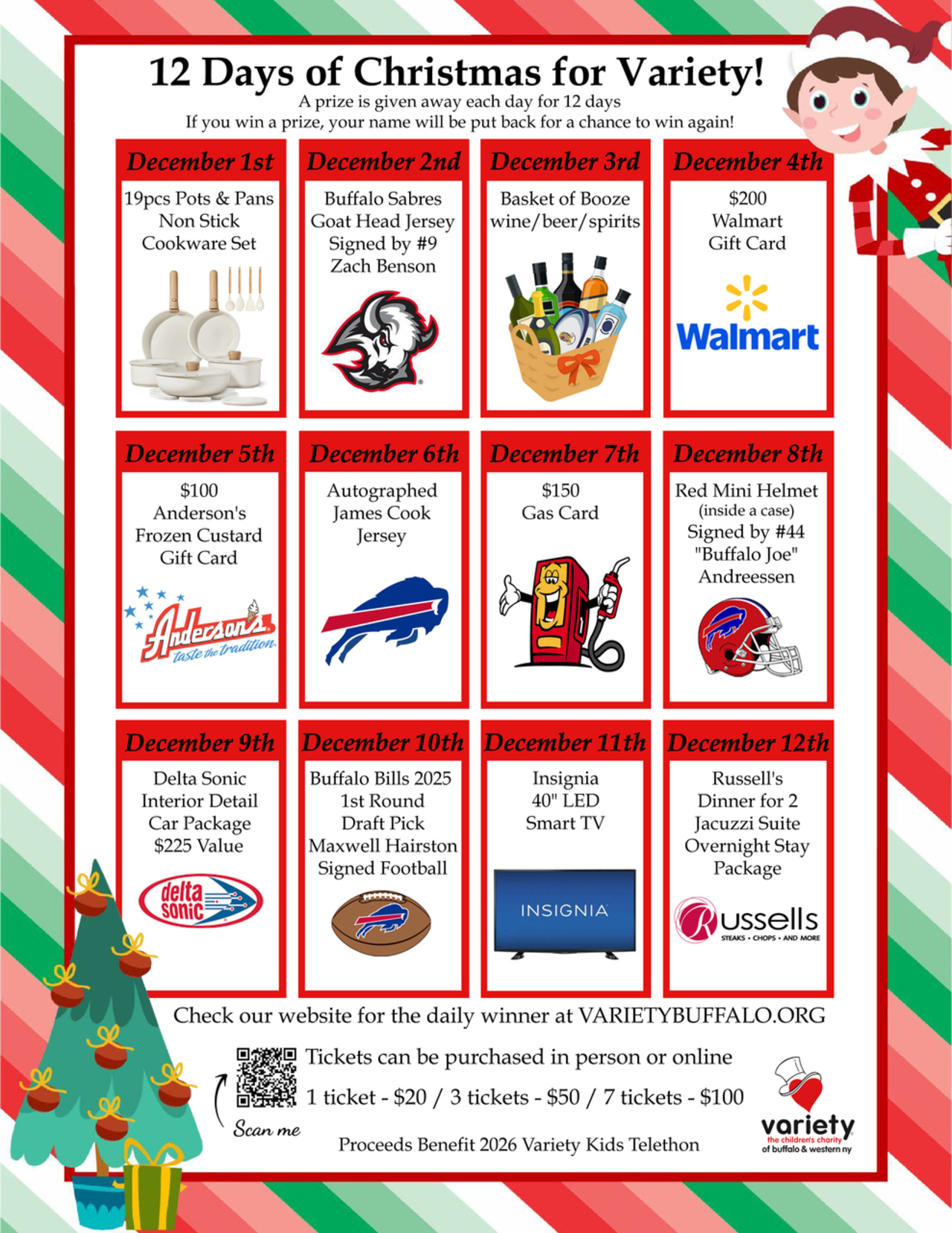 12 Days of Christmas for Variety! logo