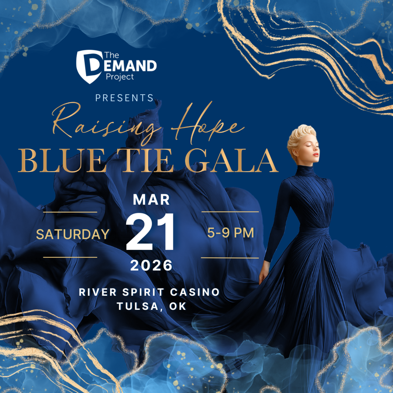 9th Annual Raising Hope Blue Tie Gala logo