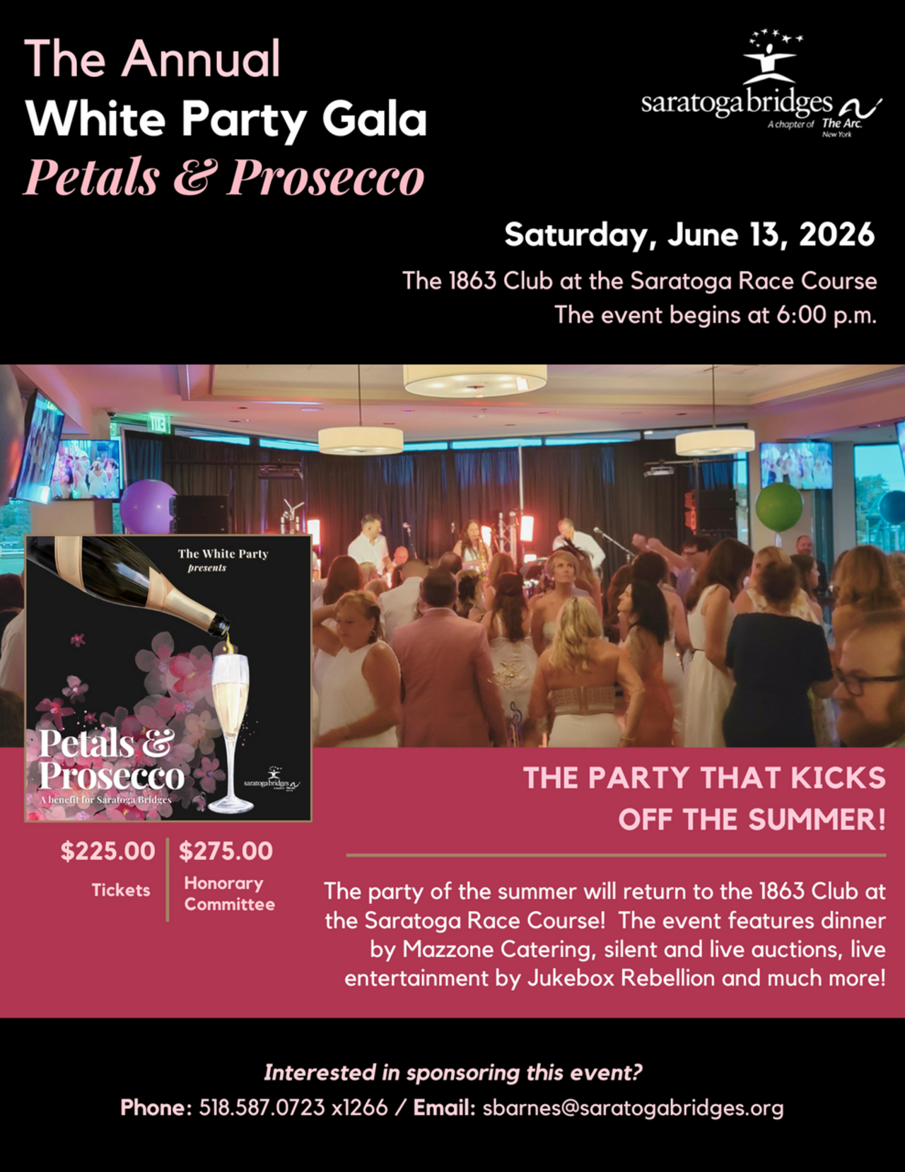 The 2026 White Party logo