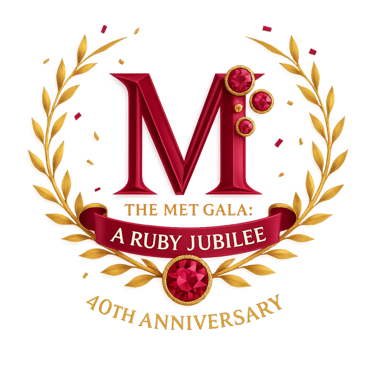 Met Gala 2026: A Ruby Jubilee logo