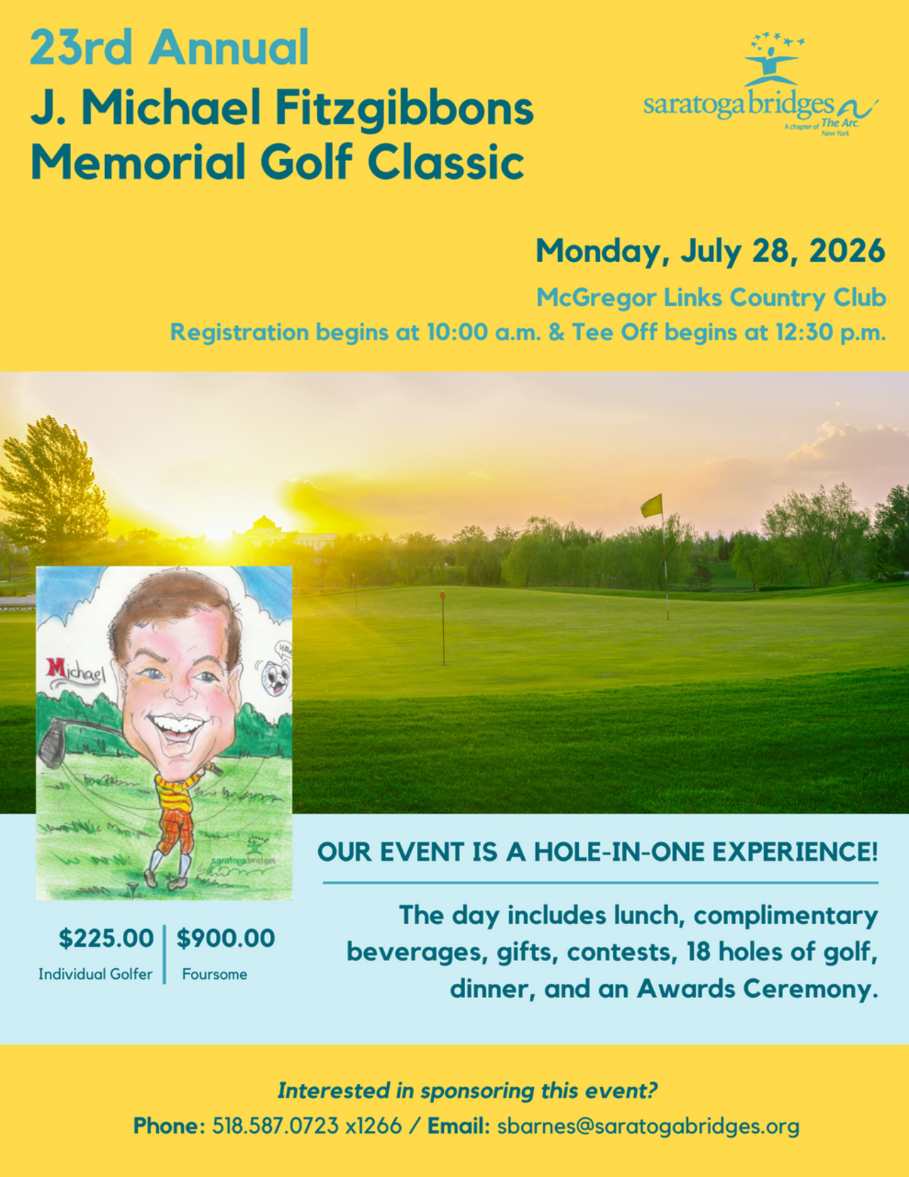 23rd Annual J. Michael Fitzgibbons Memorial Golf Classic logo