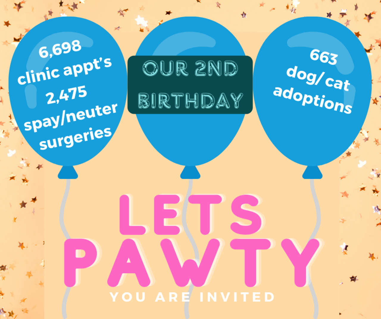 Celebrate Our 2nd Birthday Celebration logo