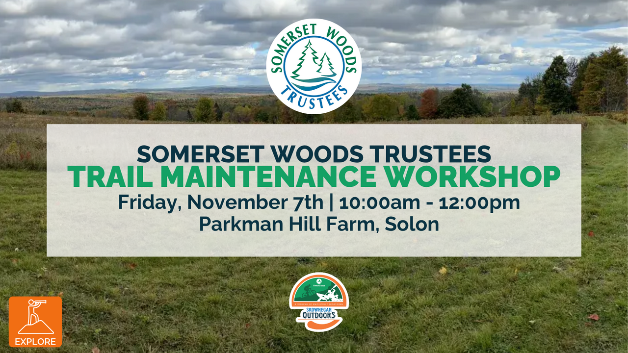 Trail Maintenance Workshop with Somerset Woods Trustees | November 7 logo
