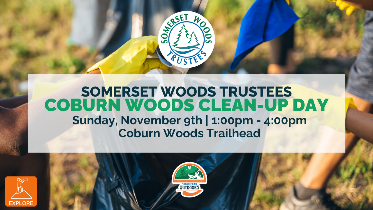 Coburn Woods Clean-Up with Somerset Woods Trustees | November 9 logo