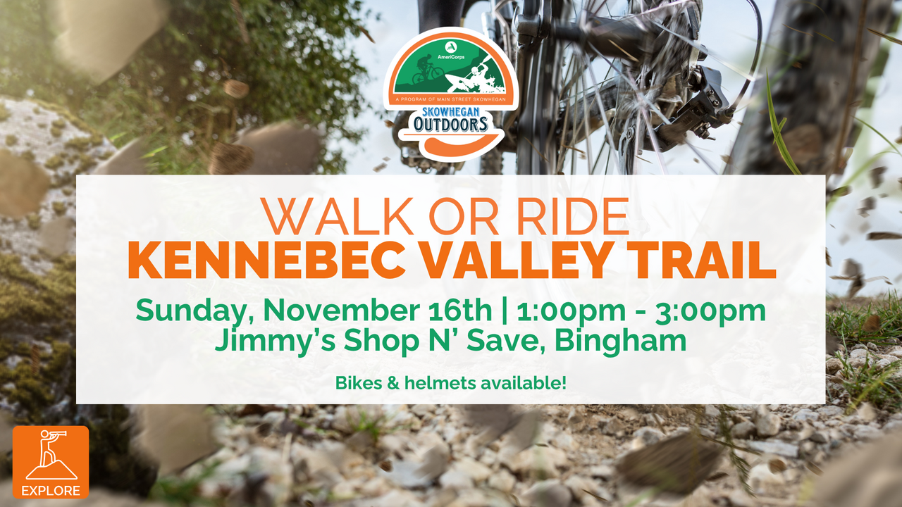 Explore Kennebec Valley Trail: Walk or Ride | November 16 logo