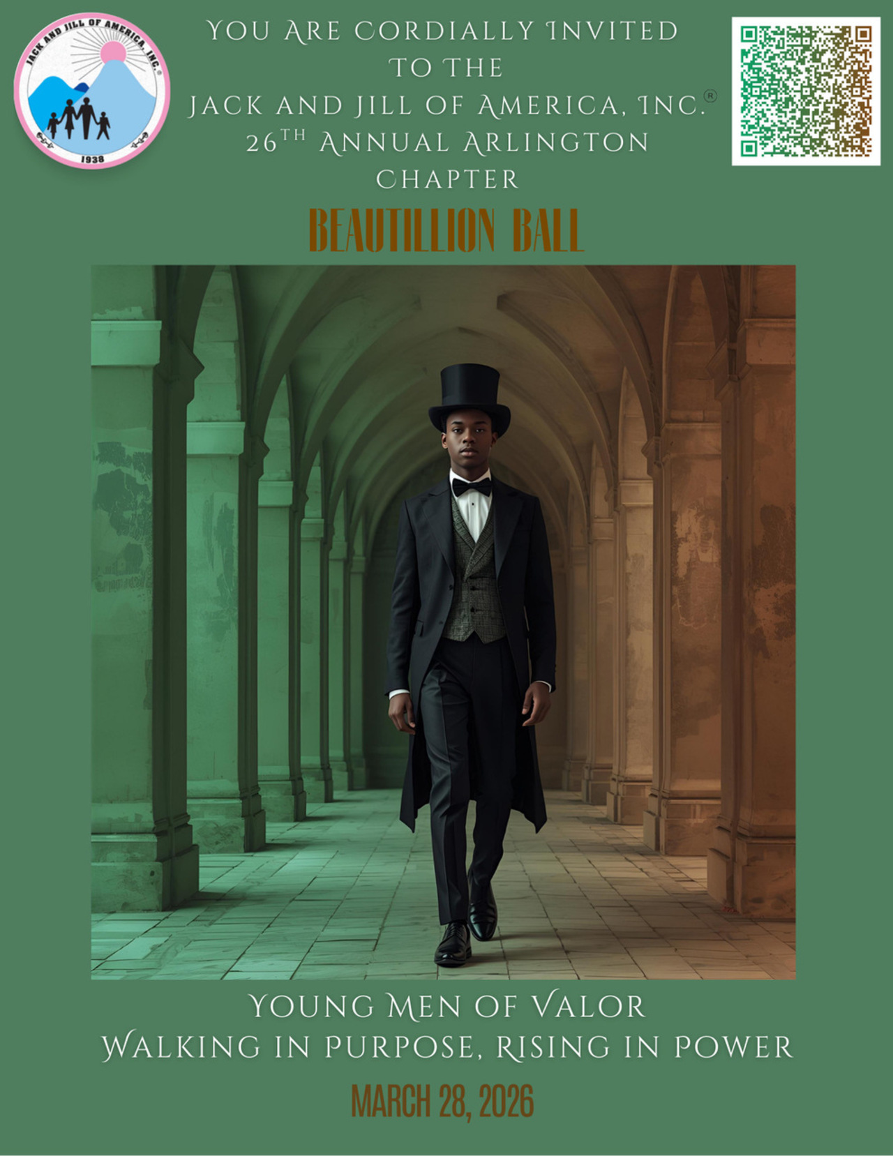 Arlington Chapter 2026 Beautillion Ball & Foundation Fundraiser logo