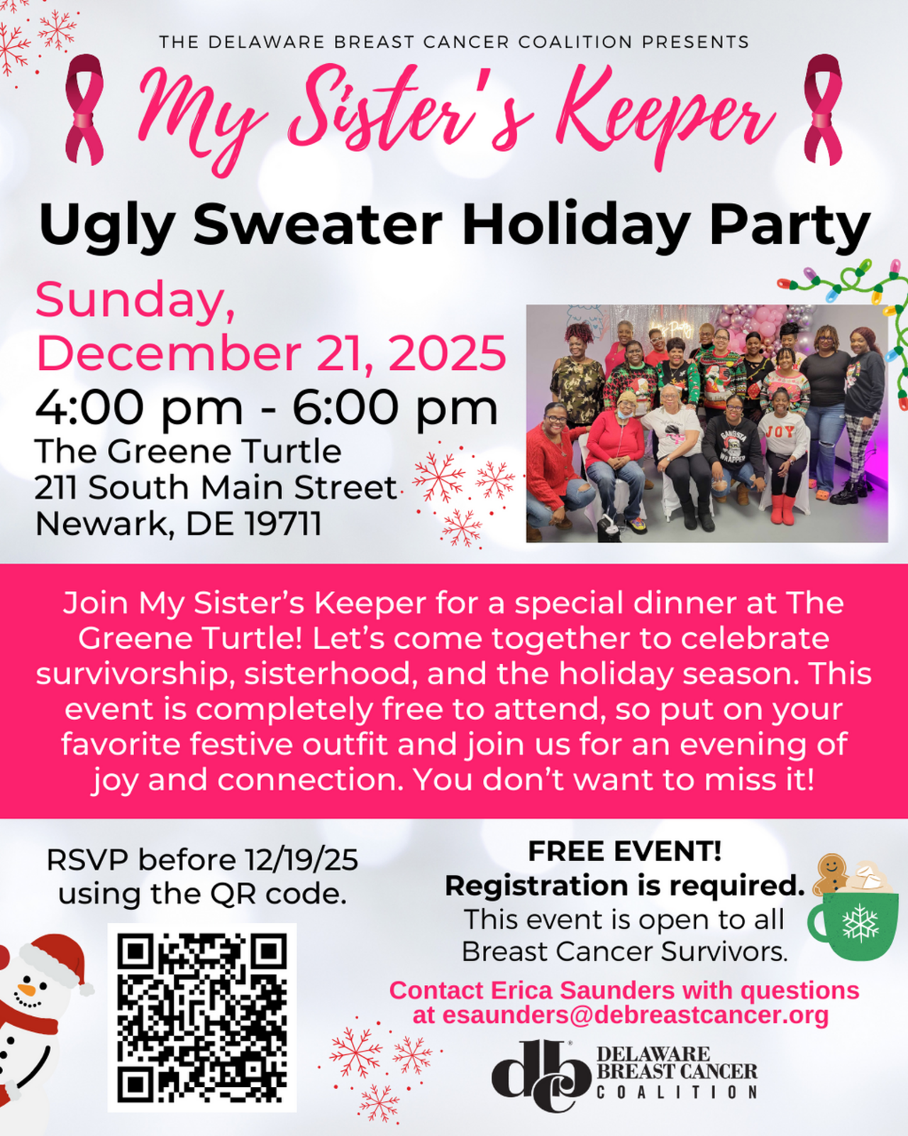 MSK Ugly Sweater Holiday Party logo