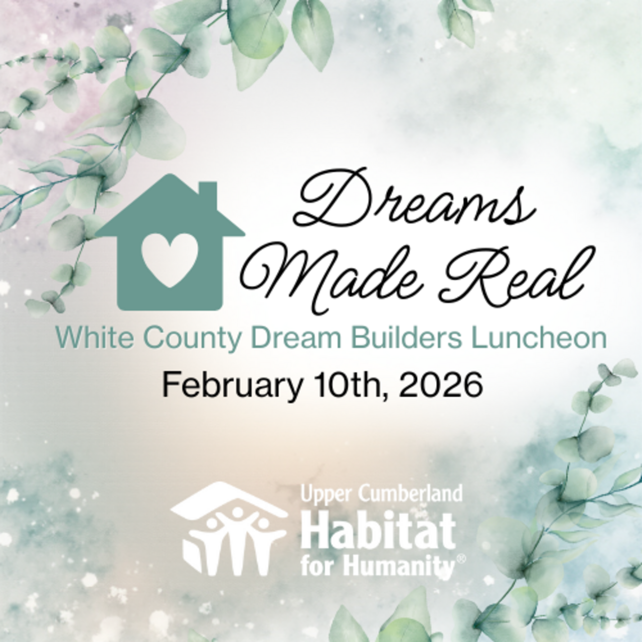 2026 White County Dream Builders Luncheon logo
