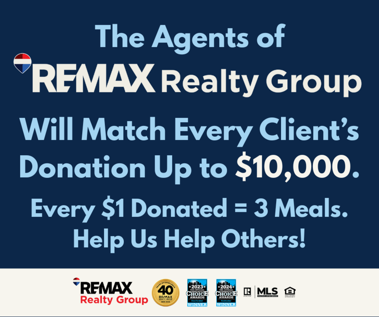 REMAX Realty Group Fund Drive logo
