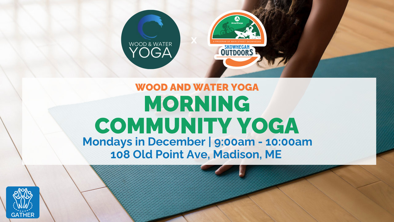 Morning Community Yoga with Wood and Water | December 22 logo