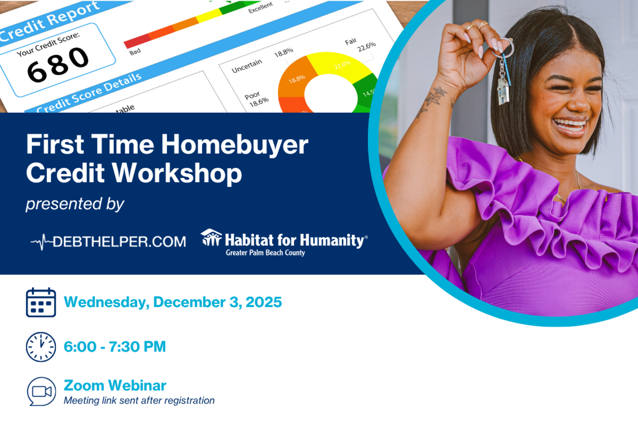 Zoom Webinar: First Time Homebuyer Credit Workshop logo