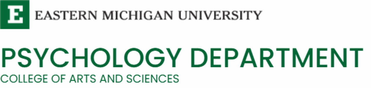 EMU Department of Psychology Fundraiser logo