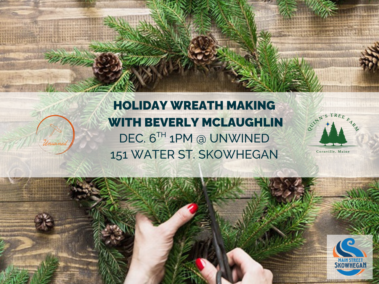 Holiday Wreath Making logo