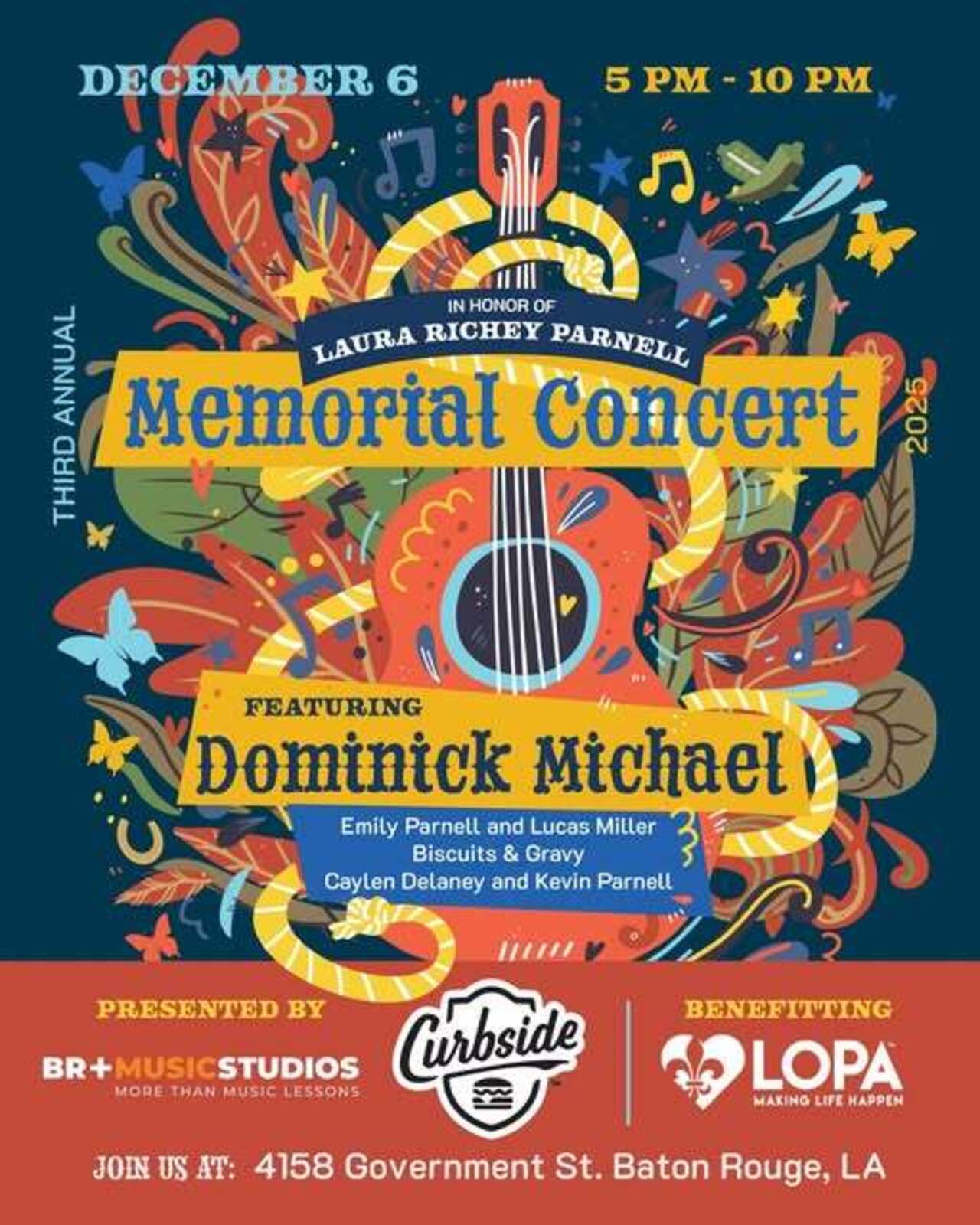2025 Laura Richey Parnell  Annual Memorial Concert logo