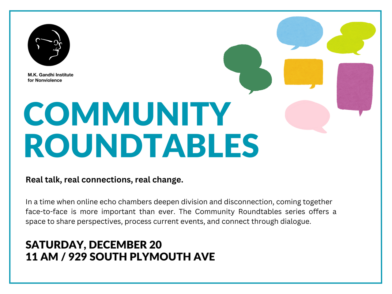December Community Roundtable logo