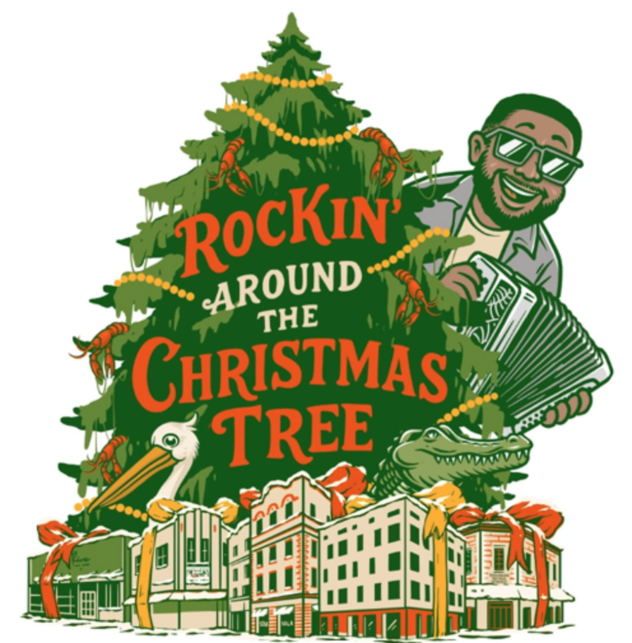 VOLUNTEER! - Rockin Around the Christmas Tree Dec 12 logo