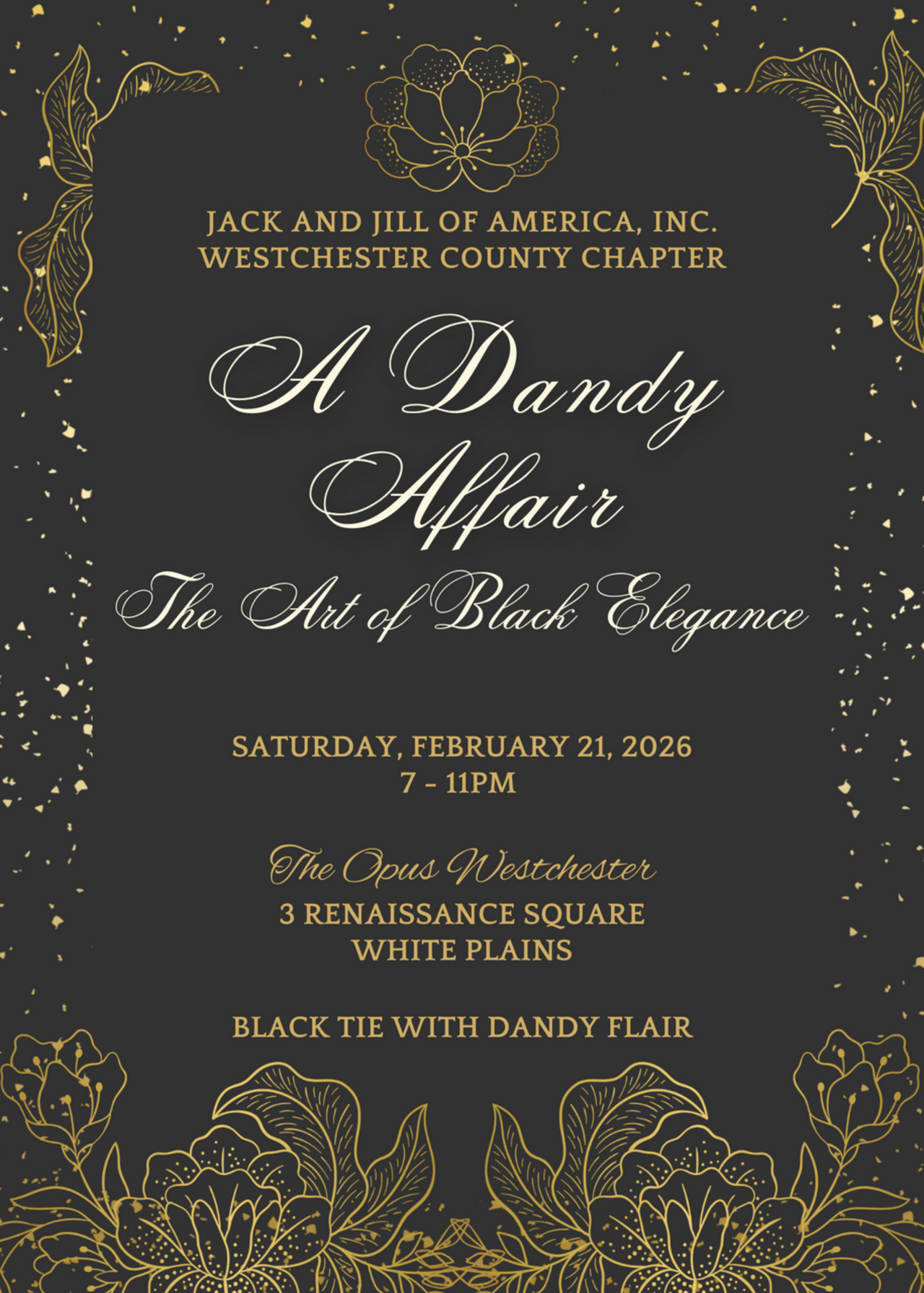 Fundraising Gala- Jack and Jill Westchester County Chapter logo