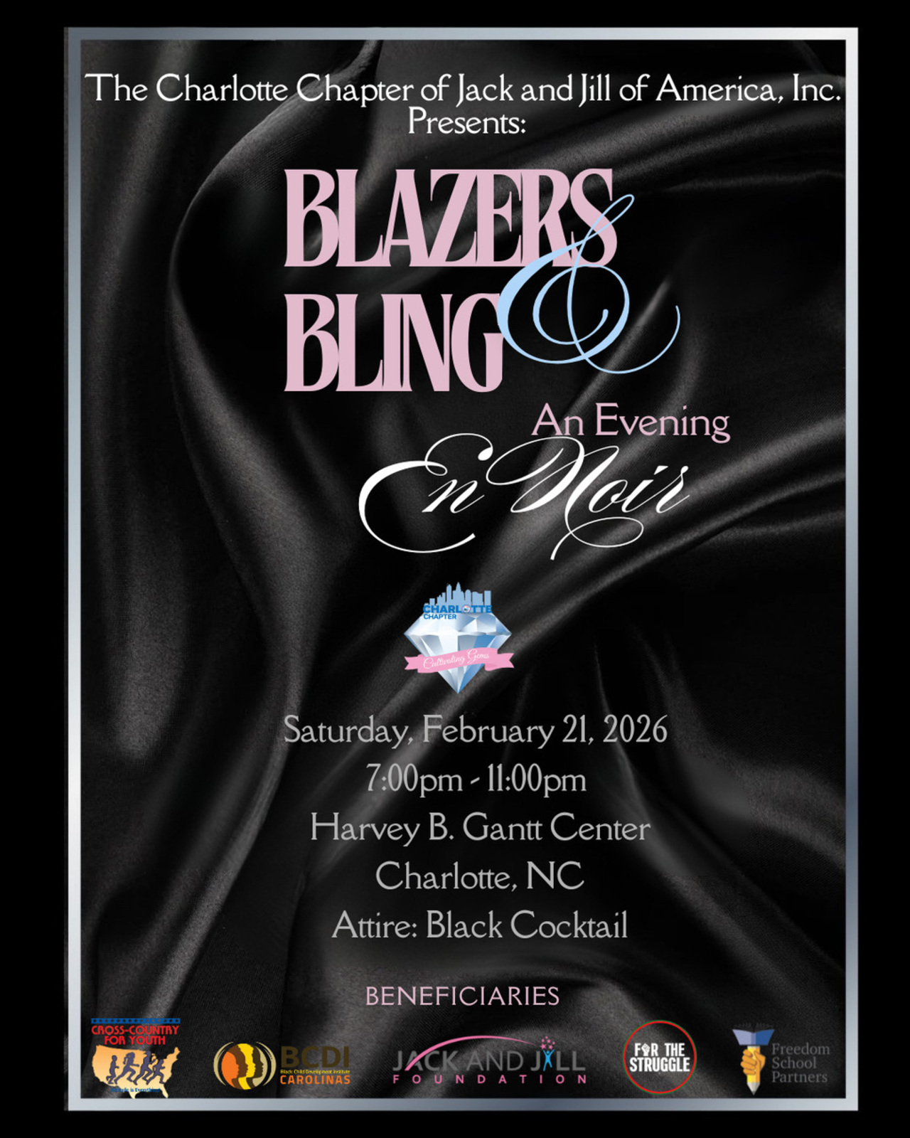 Blazers and Bling: An Evening En Noir logo