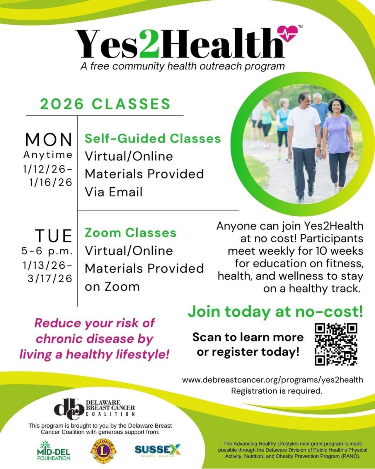 Winter 2026 Yes2Health Self-Guided Email Series logo