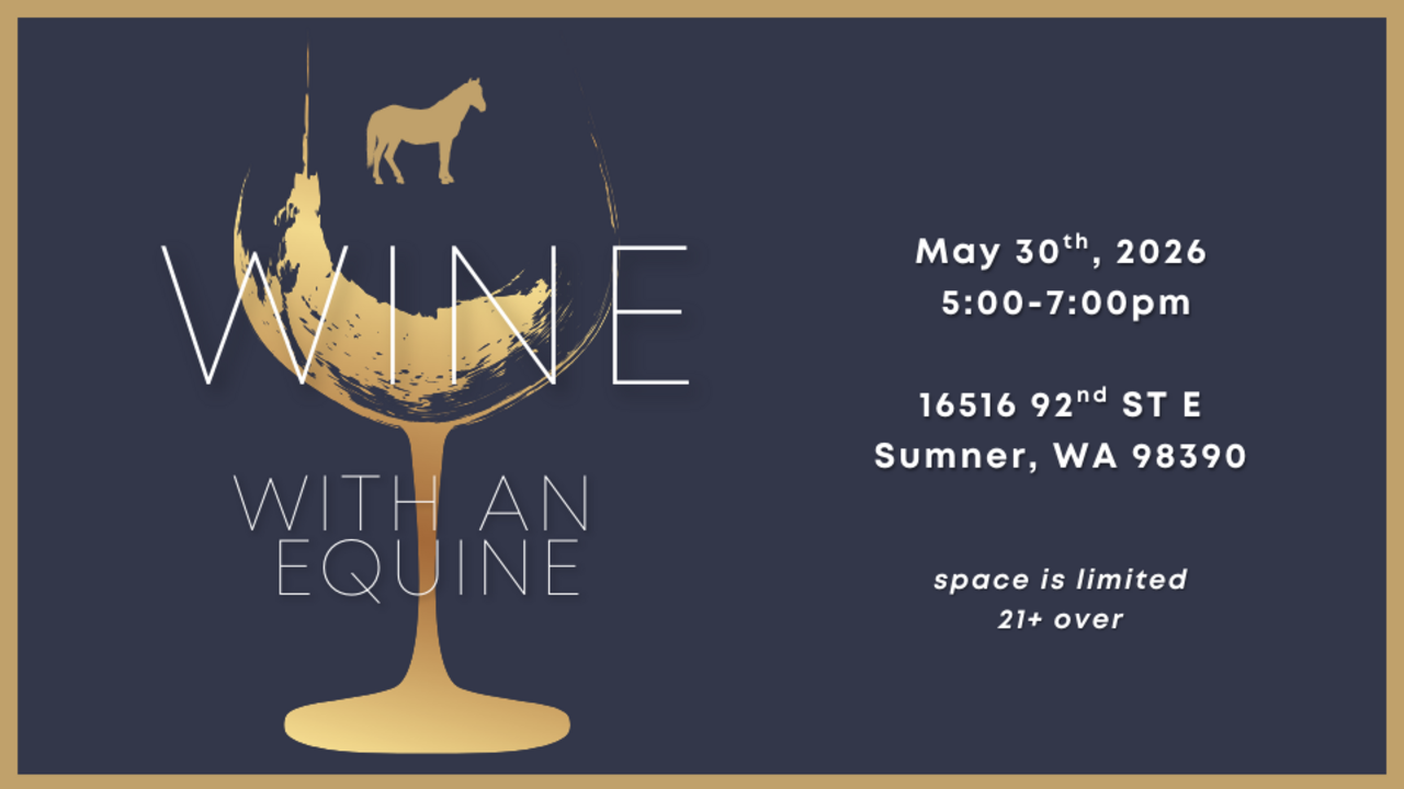 2026 Wine with an Equine logo