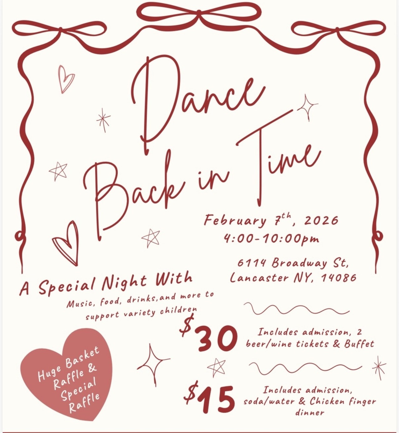 2026 Dance Back in Time! logo