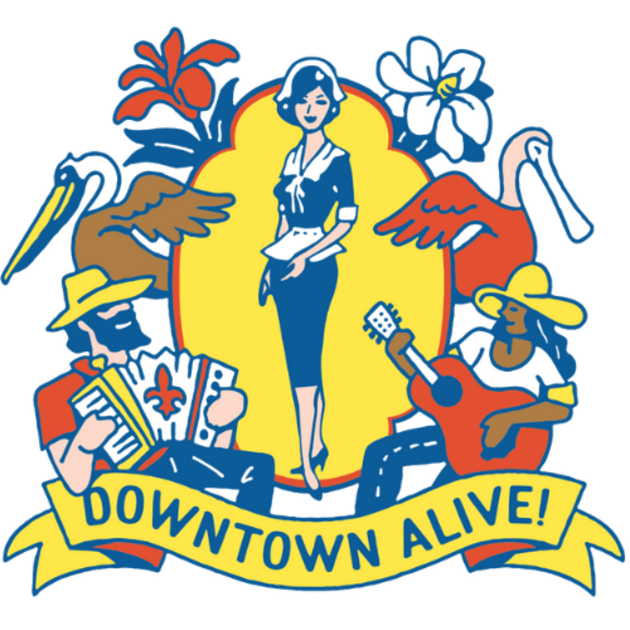 VOLUNTEER! - Downtown Alive! Spring 2026 logo