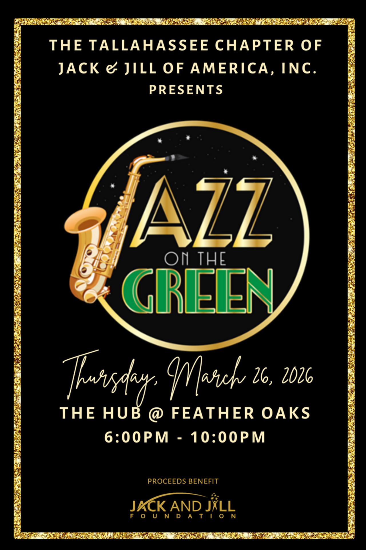 Jack and Jill of America Inc. - Tallahassee Chapter Jazz on the Green logo