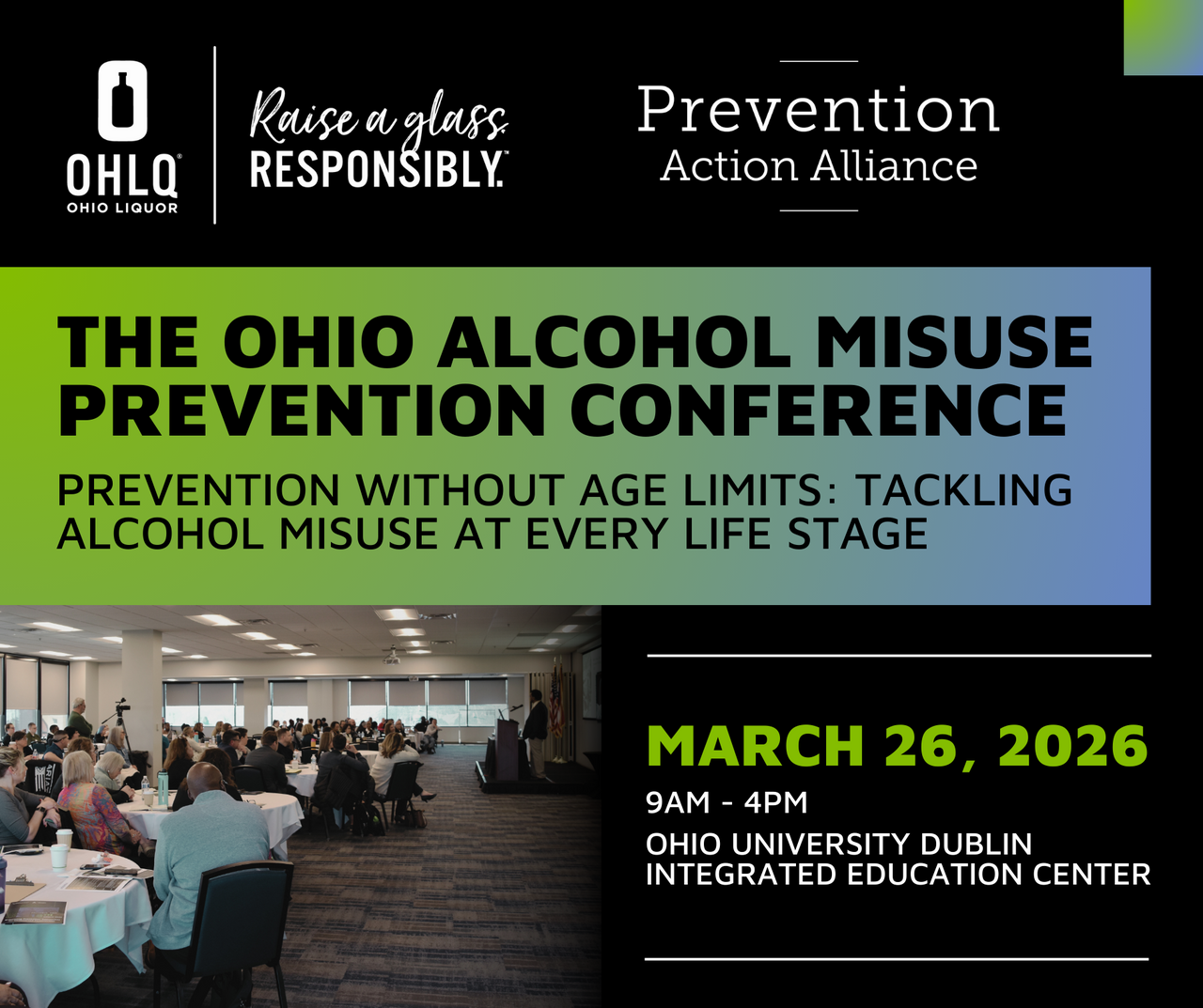 Ohio Alcohol Misuse Prevention Conference 2026 logo