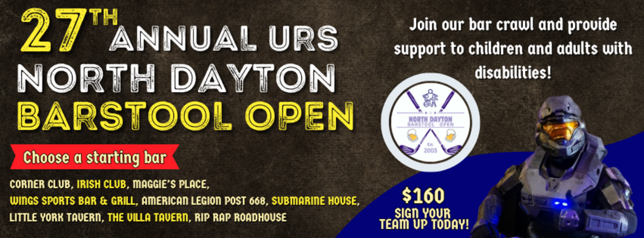 27th Annual URS North Dayton Barstool logo