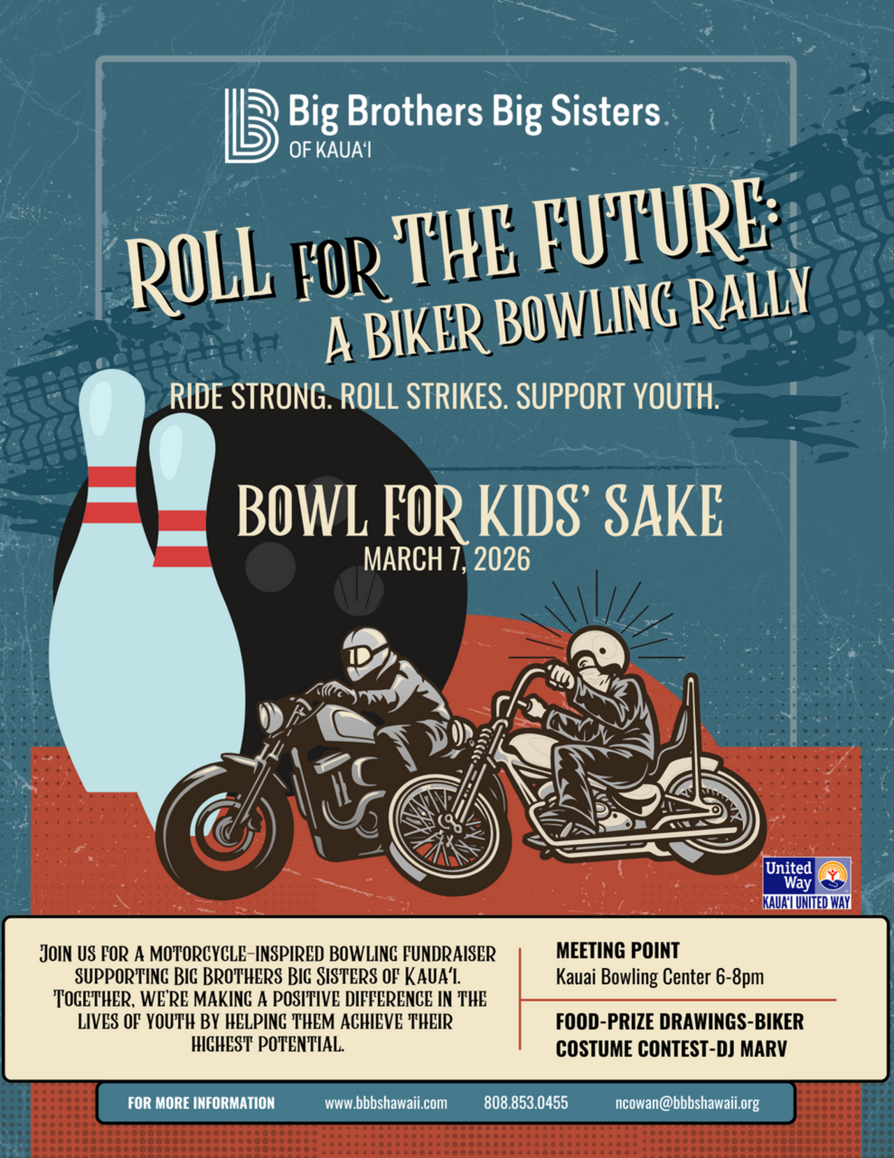 Kauai Bowl for Kids' Sake 2026 logo