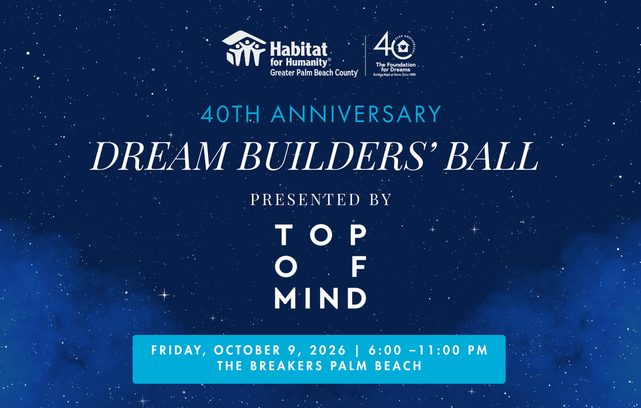 40th Anniversary Dream Builders' Ball logo
