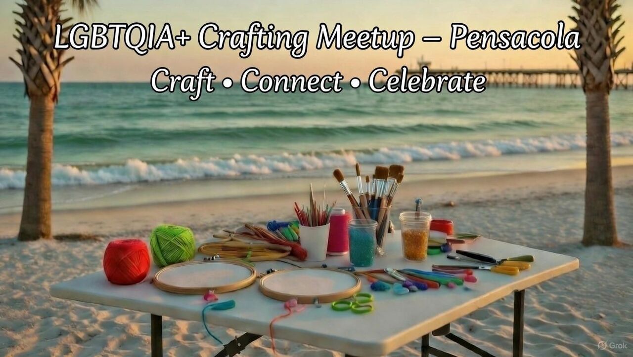 Florida - LGBTQIA+ Soft-Launch Craft Meetup logo
