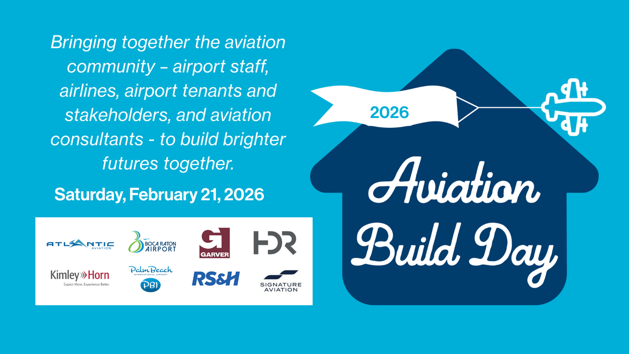 3rd Annual Palm Beach County Aviation Build Day logo