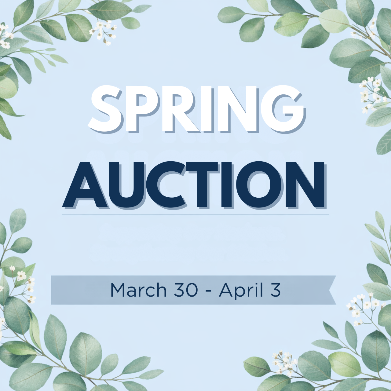 25-26 Spring Auction logo
