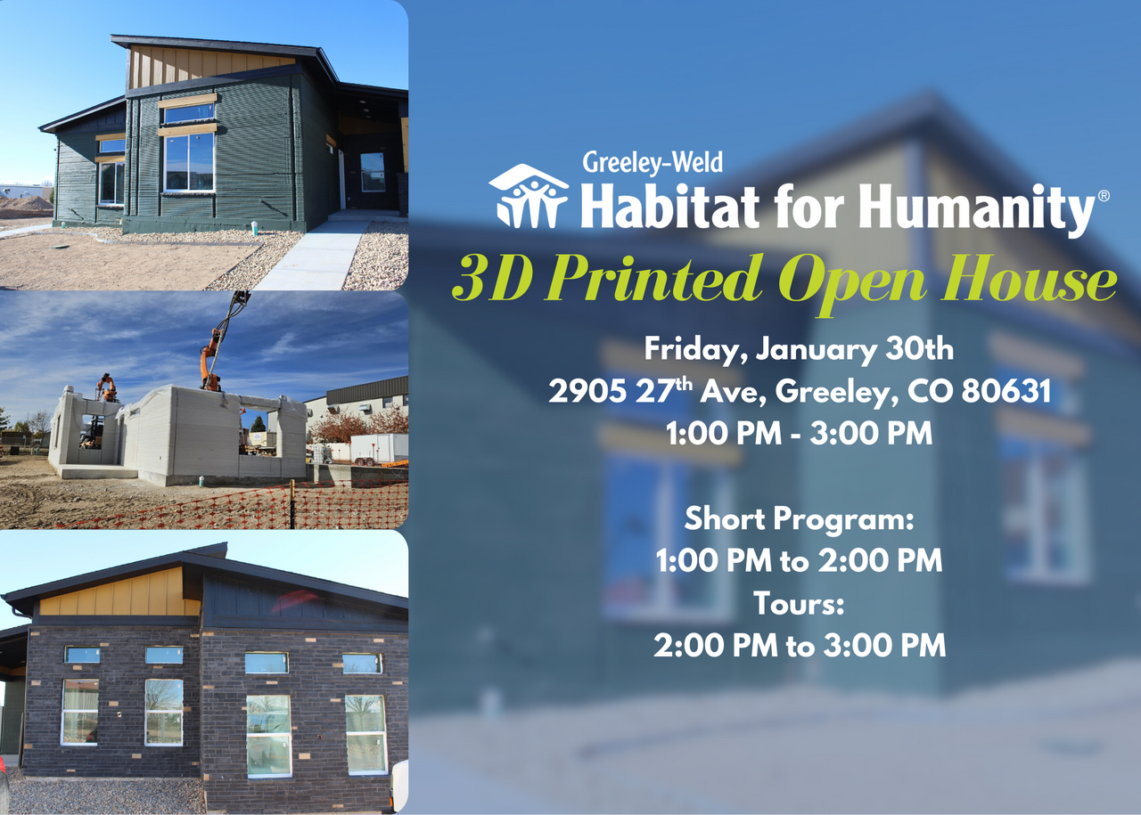 3D Printed Prototype Open House logo