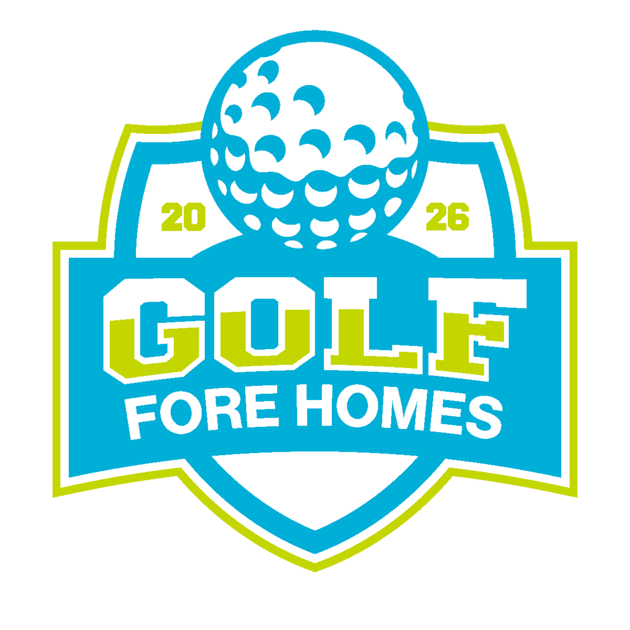Golf FORE Homes 2026 logo