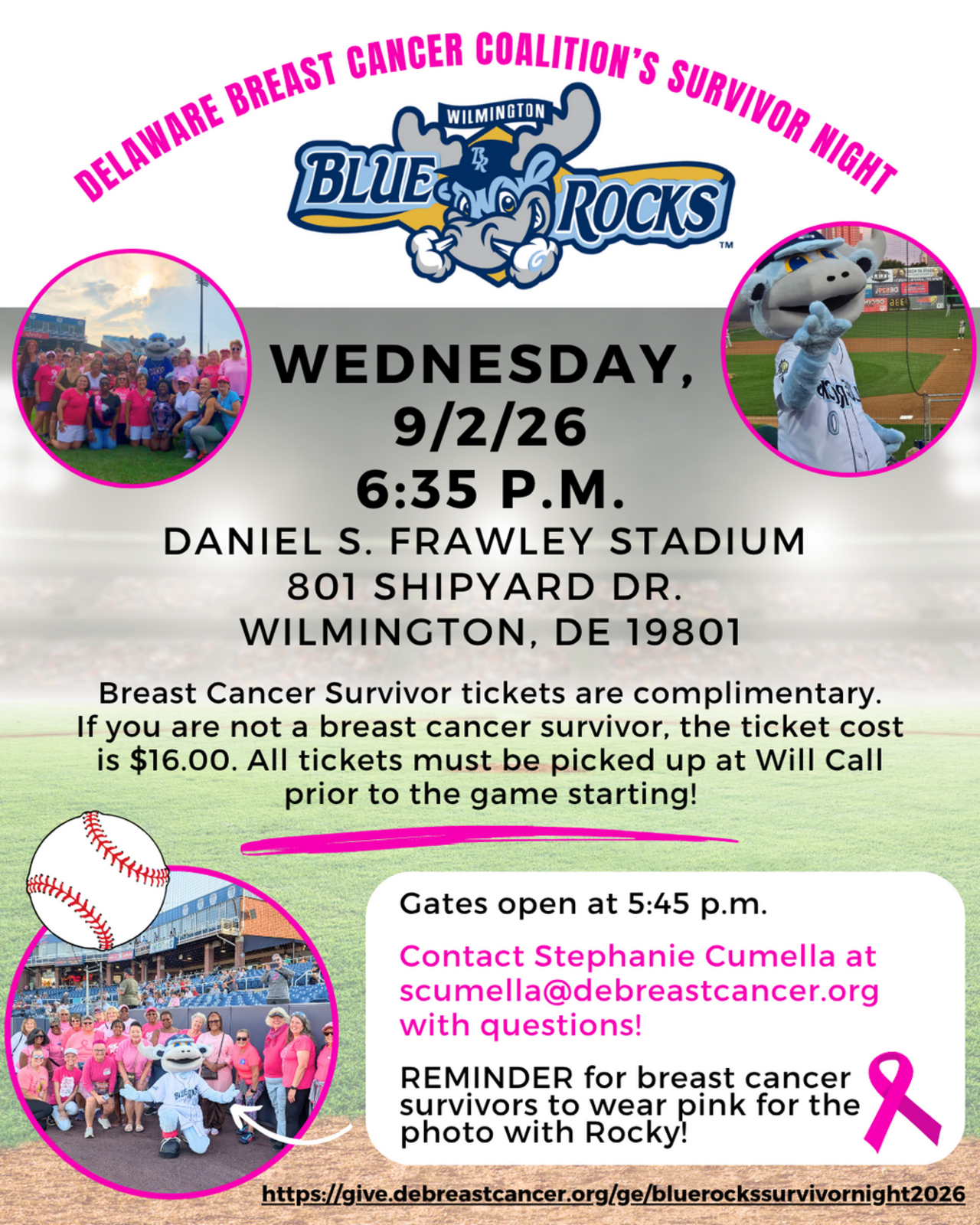 Survivor Night at the Blue Rocks logo
