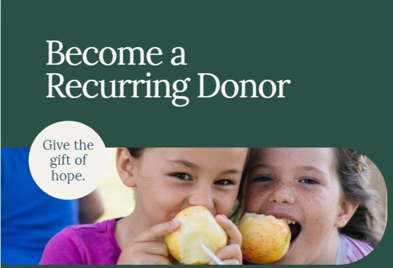 Become a Recurring Donor logo