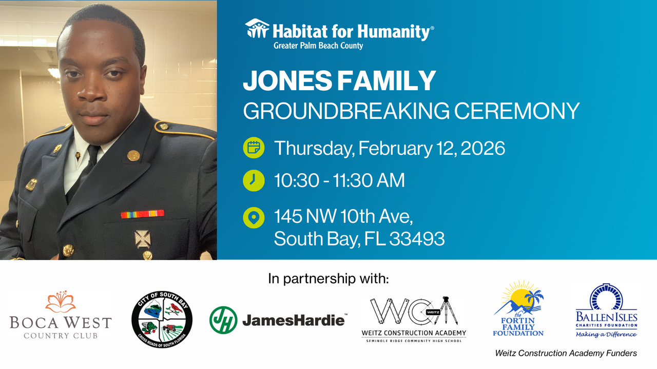 Jones Family Groundbreaking Ceremony logo